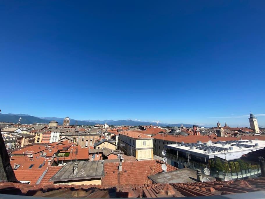 Ferienwohnung Deliziosa Mansarda Con Vista Panoramica Cuneo Exterior foto